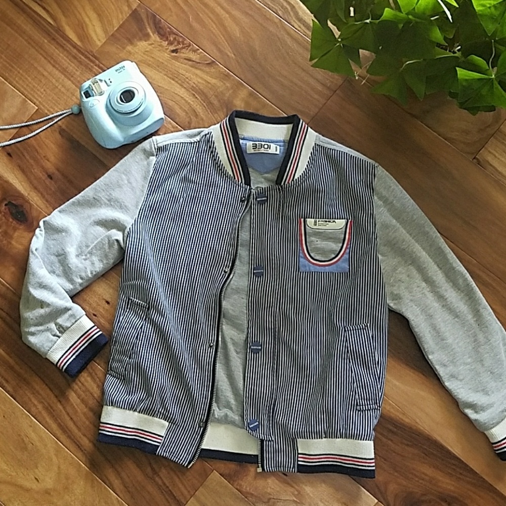 Streetwear jacket for kids 3301 Korean sz10